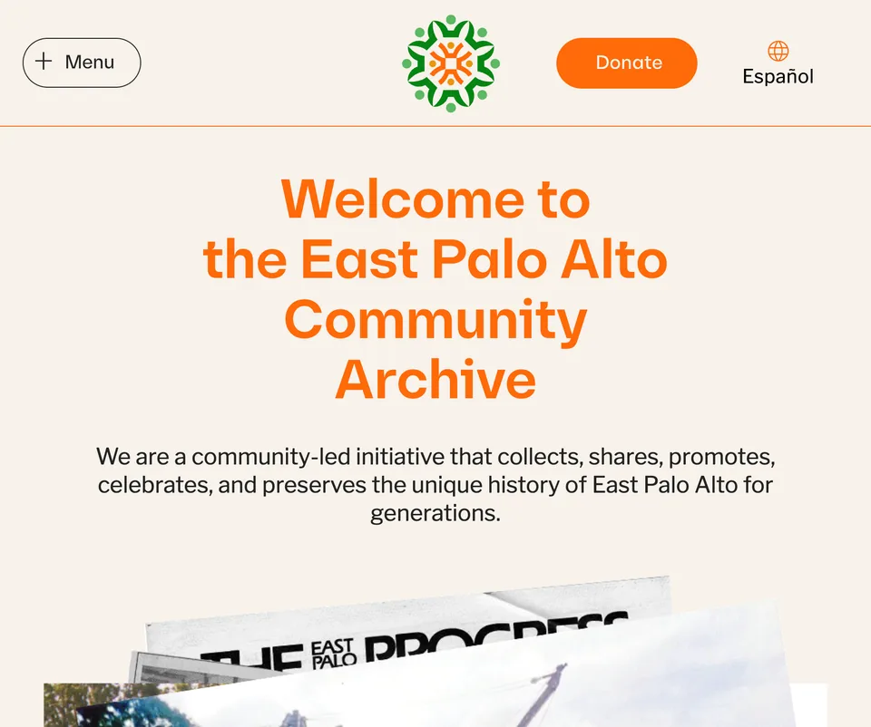 Captura de East Palo Alto Community Archive
